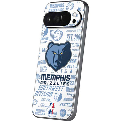 NBA Memphis Grizzlies Historic Blast Pixel 9 Pro XL Skin